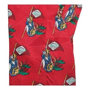 Vintage Tabasco Golf Mens Tie Necktie Silk